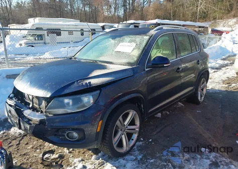 2016 Volkswagen Tiguan R-Line from USA, damaged, VIN WVGBV7AX3GW070058